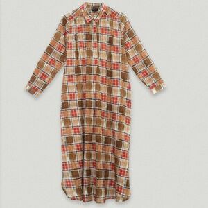 Raag Collared Long Sleeve Dress